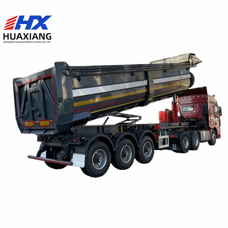 Factory Price Transport Coal Ore Sand Gravel Hydraulic Dump Trailer 3 Axle U Type Dump Truck Semi Trailer Dump Trailer