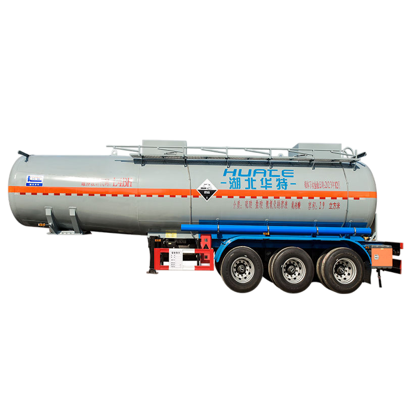 Professional Manufacturer Can Transport Large Capacity Chemical Liquid Acid Chemical 3 Axle Heavy Cargo Transport Semi-Trailer Tank Semi-Trailer