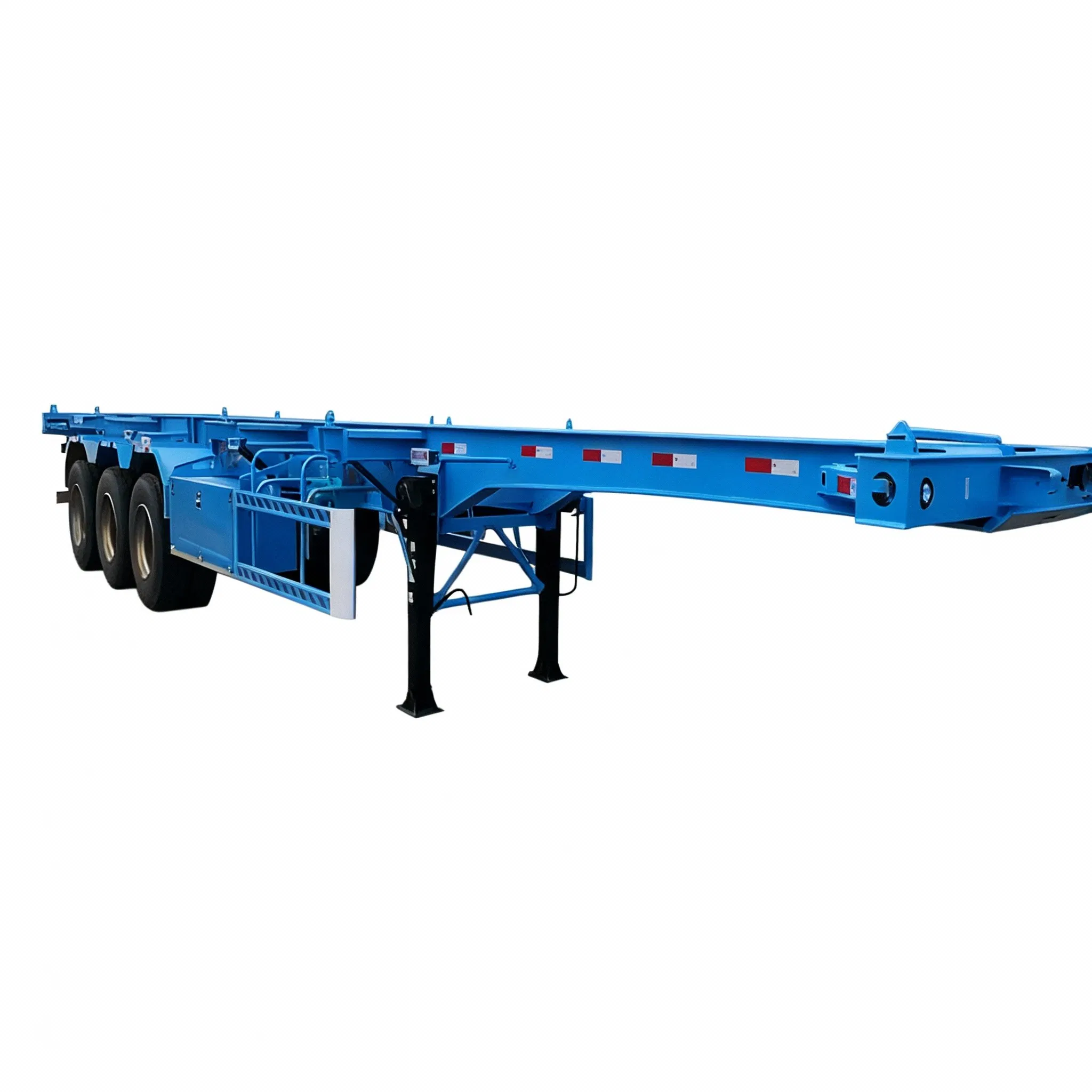 Double Drop Frame Skeleton Semi Trailer Export-Grade