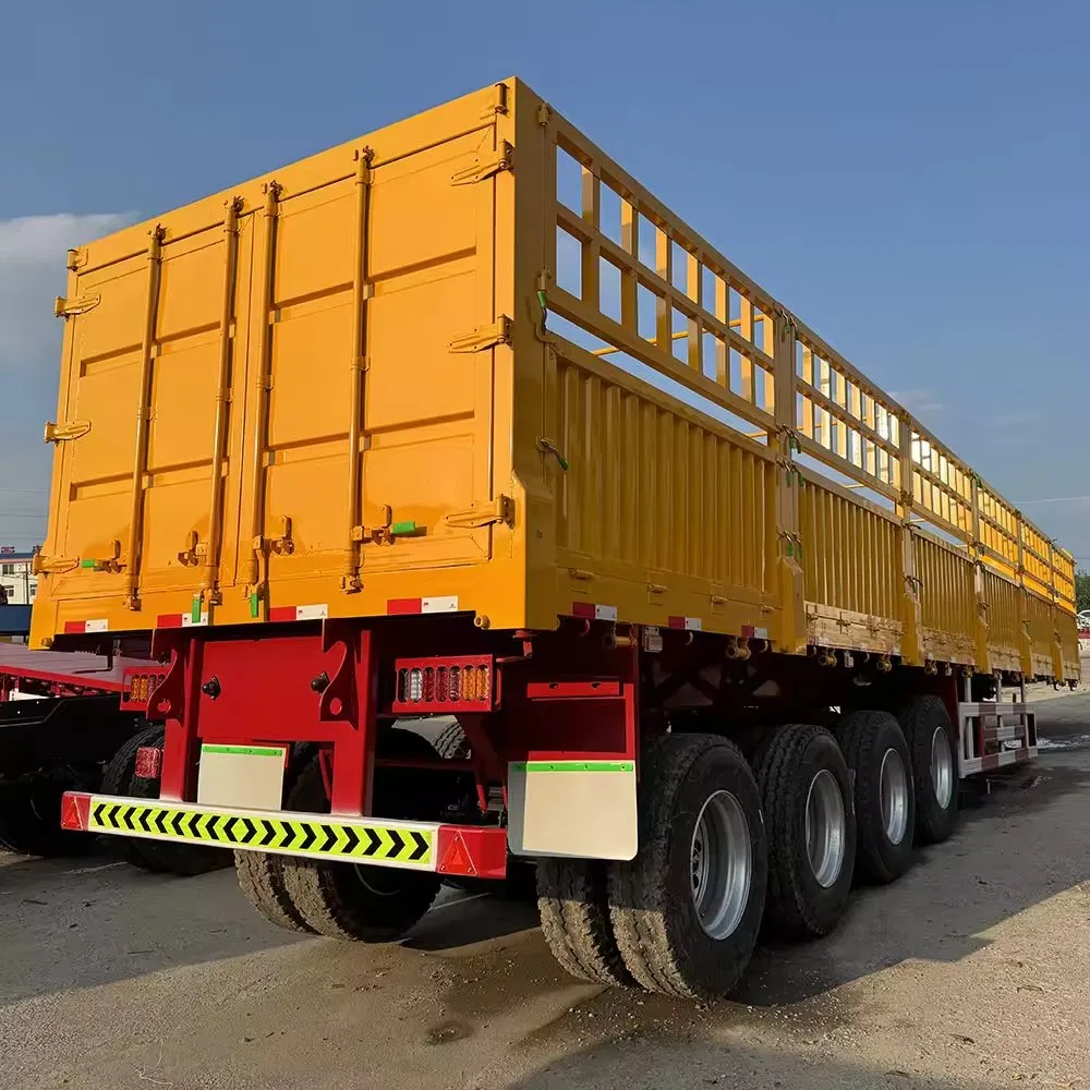 High Quality Flower Basket Semi-Trailer Commercial Used Flower Basket Livestock Transport Semi Trailer at Sale