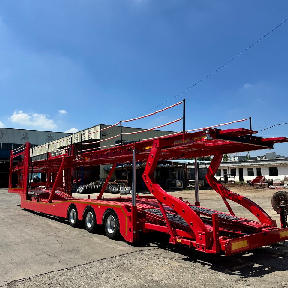 Double Deck Heavy Truck 8 10 Car Transport Trailer Car Hauler Trailer Car Carrier Truck Semi Trailer for Transport Car