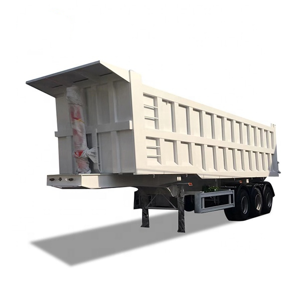 Trailer Dump Semi Dump Semi Trailer Truck High Quality Coal or Grain Rear Hydraulic Trailer