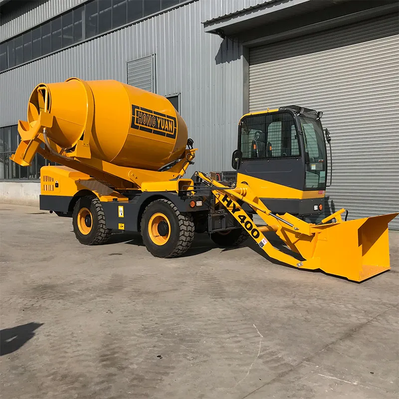 Manufacturer Hy 4.0 Mobile Self Loading Concrete Mixer Machine 4m3 Diesel Mini Small Cement Truck Mixer for Sale