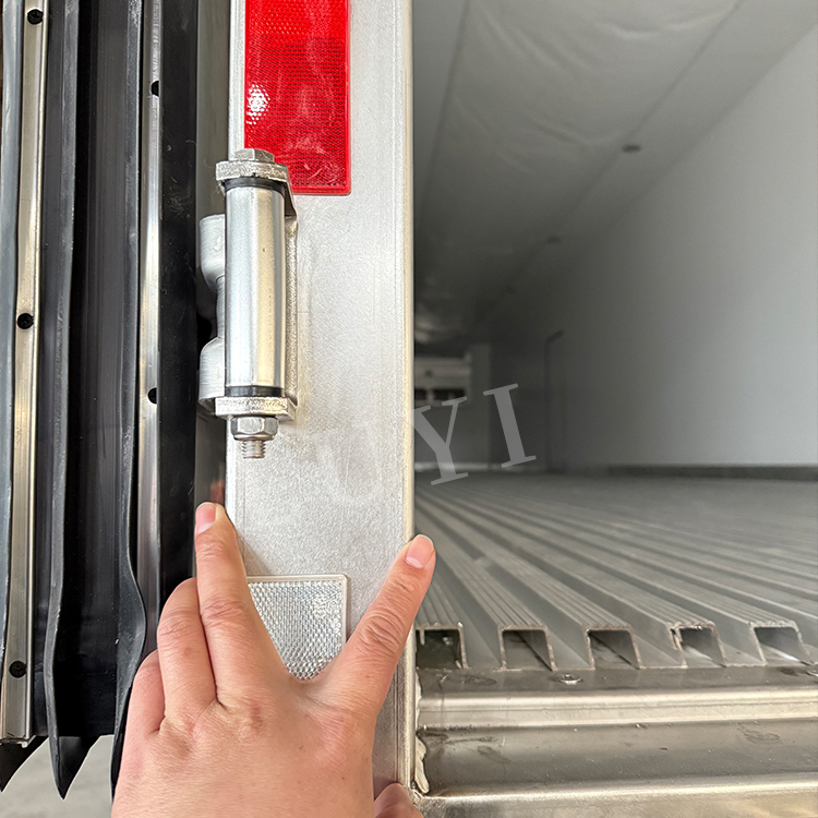 Luyi Factory Supply 53 Foot 40tons Dual Temperature Van Trailer Reefer Power Refrigerated Semi Trailer