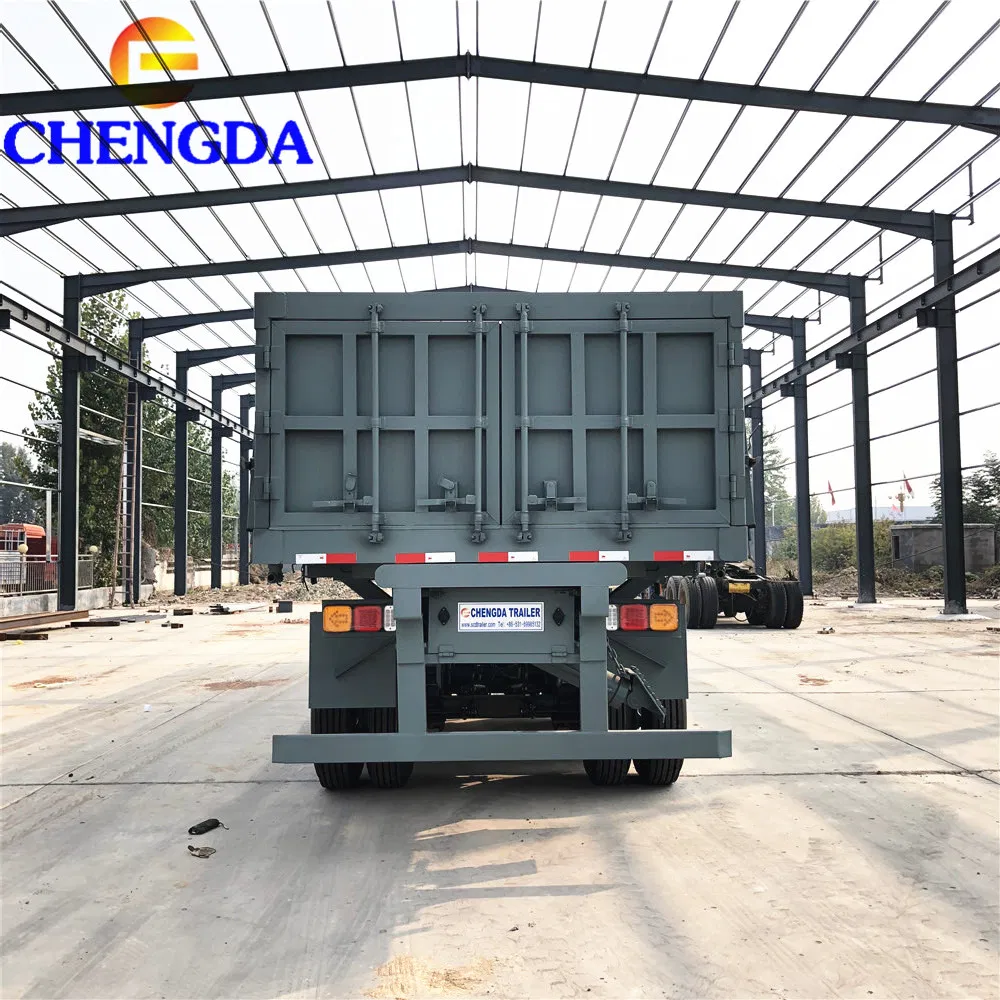 3axle 40ton 50ton Fence Semi Cargo Trailer Side Wall Trailers