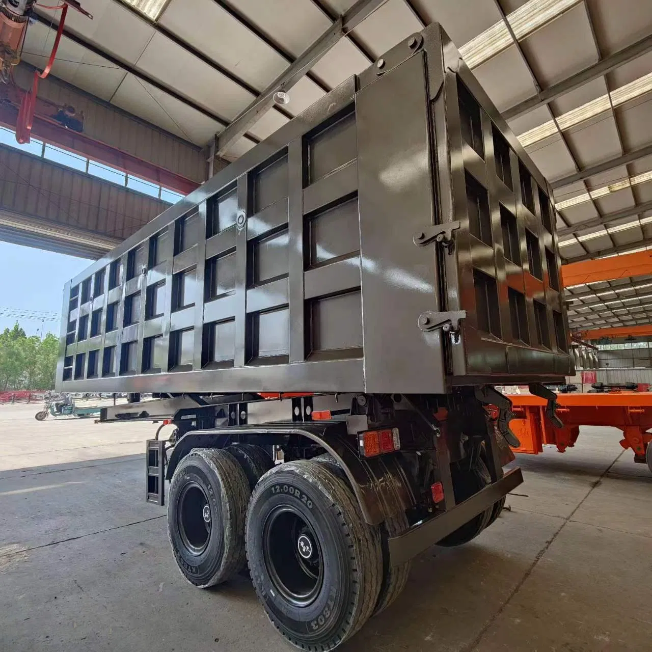 4 Axles 80t U Shape Heavy Duty Tipping/Tipper/Dumper/Dump Truck Semi Trailer for Sand/Stone/Coal/Mineral Transport