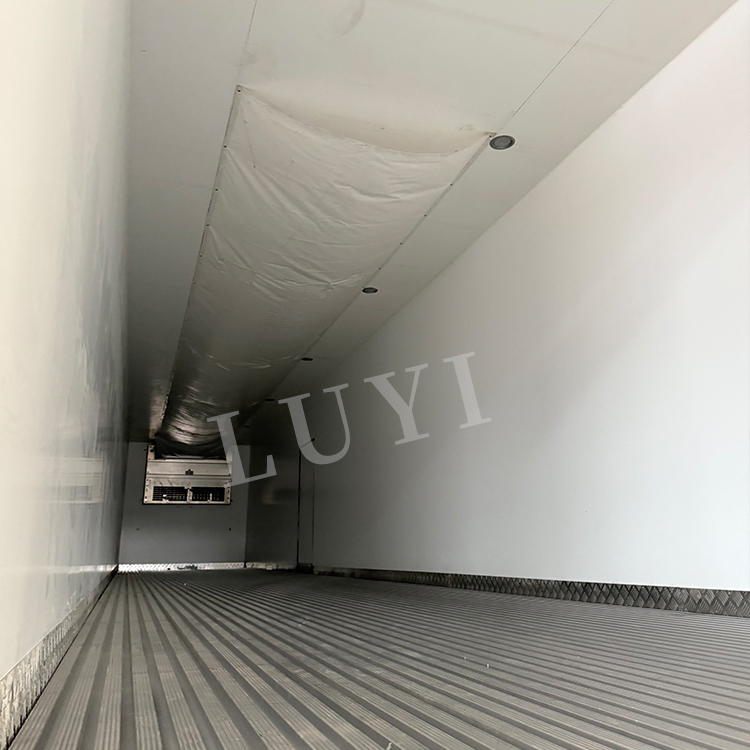 90m³ Capacity -30º C~5º C Range Temperature Professional Meat/Frozen Food Transport Vehicle 14.5m 3-Axle Refrigerated Semi-Trailer