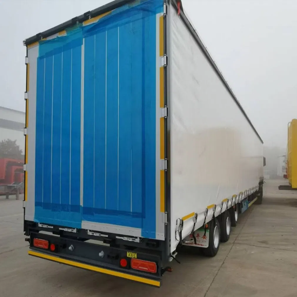 40FT 3-Axle Sliding Curtain Side Refrigerated Semi-Trailer (Special for Bulk Cargo Transport to Central Asia)