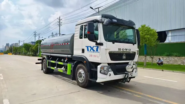 Sprinkler Truck Side View