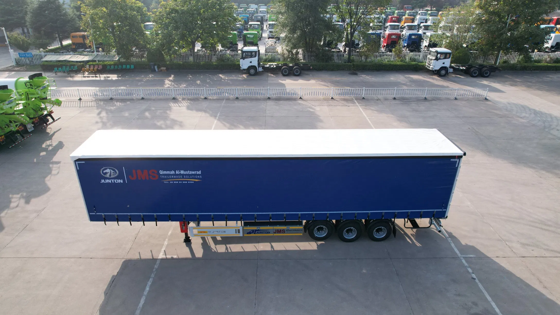 High-Quality Junton Side Curtain Semi-Trailer for Efficient Transport