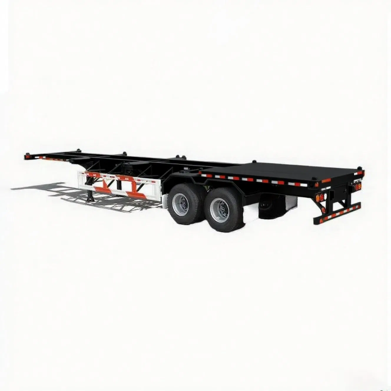 Durable 2/3/4 Axle Skeleton Trailer for Container Shipping Efficient Container Transport Semi Trailer with Skeletal Frame