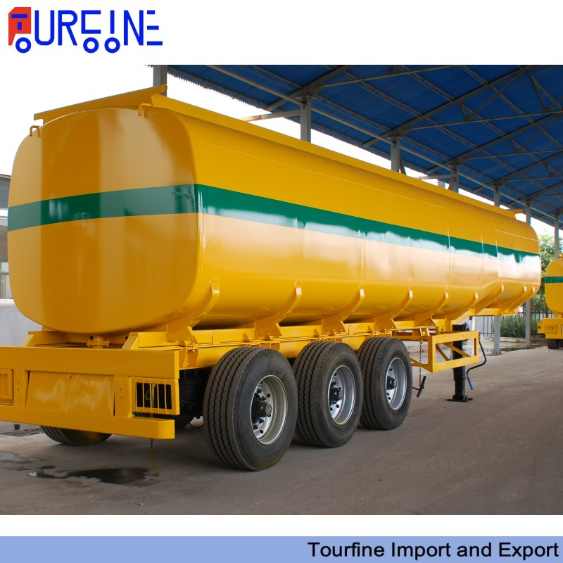 Congo (Republic of Congo) Burkina Faso Sierra Leone Zambia 3 Axle 35000L 40000L 45000L Loading Diesel Fuel and Crude Oil Fuel Oil Tanker Semi Trailer