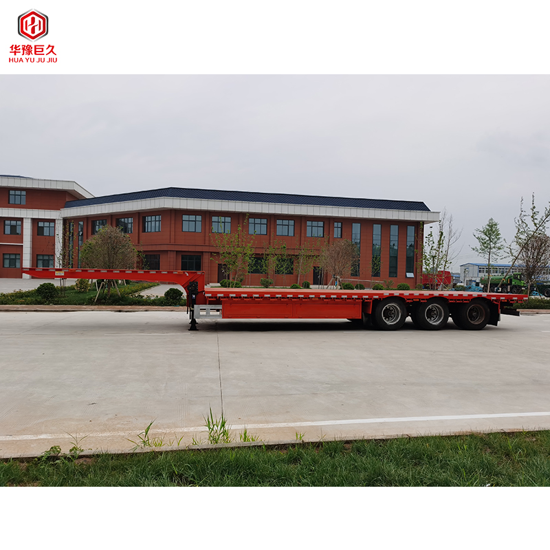 Modular Hydraulic Steering Lowbed Semi Trailer for Special Transport