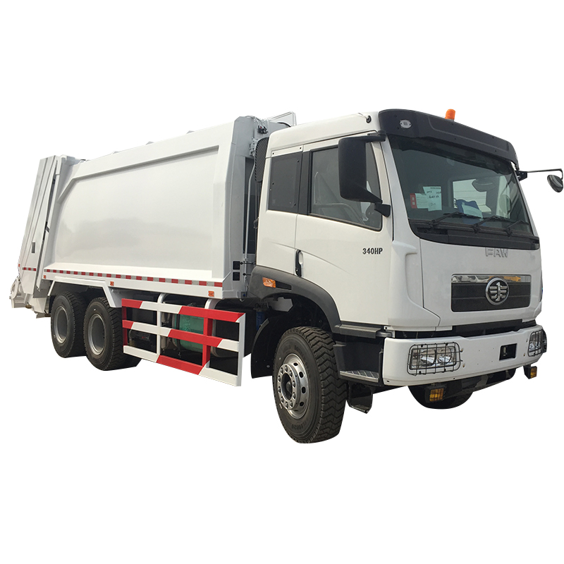 Special purpose customized FAW 18 cubic meter garbage truck