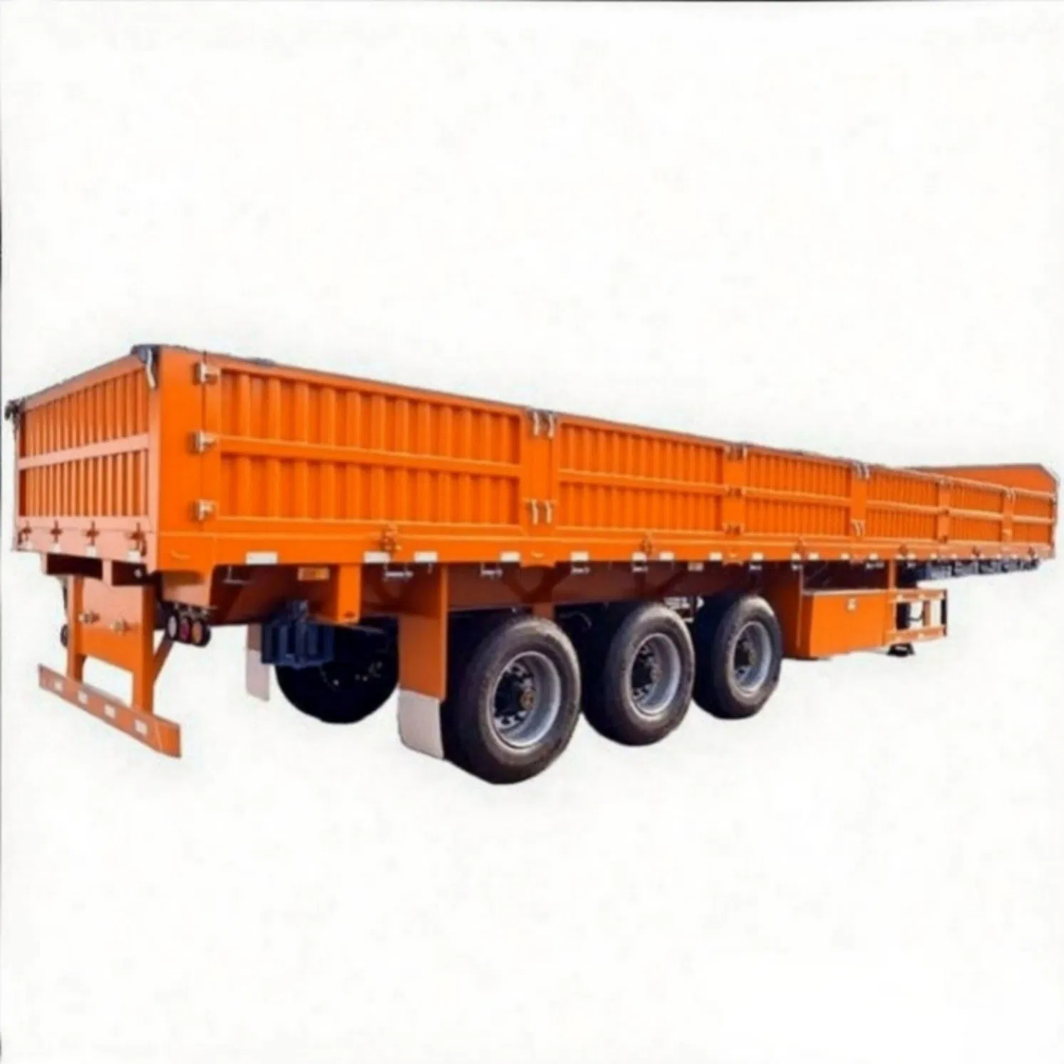 Aerodynamic Smooth Side Grain Hopper Semi Trailer for Fuel Efficiency in Long Distance Hauling