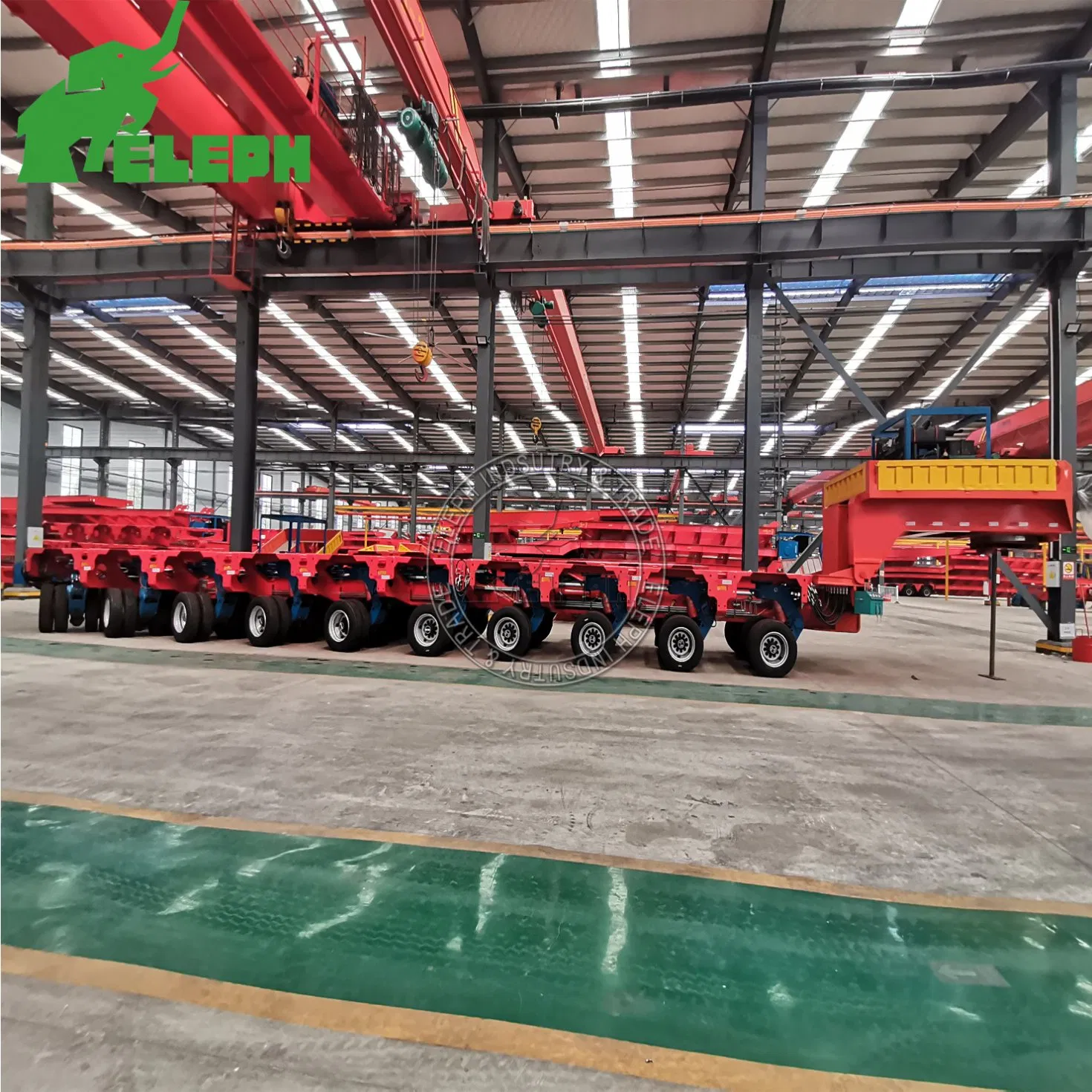 200-300tons Heavy Duty Lowbed Multi Axle Hydraulic Modular Trailer for Sale