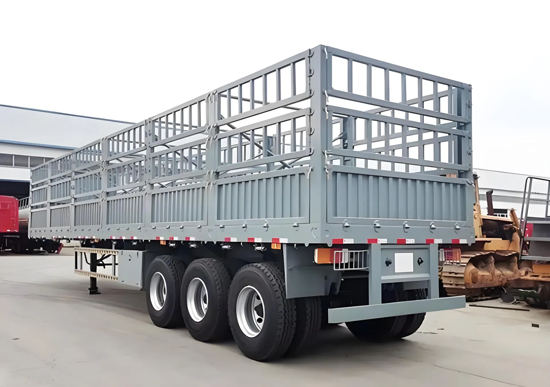 Fence trailer features