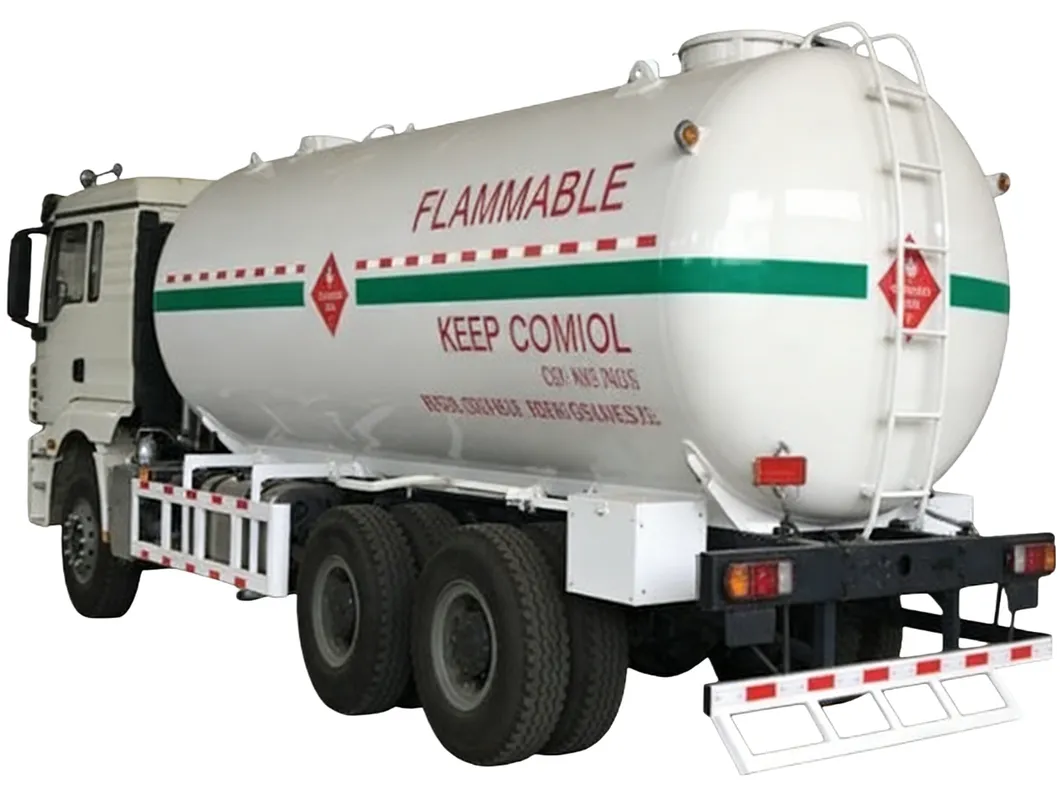 LPG Gas Bobtail Tank Truck View 2