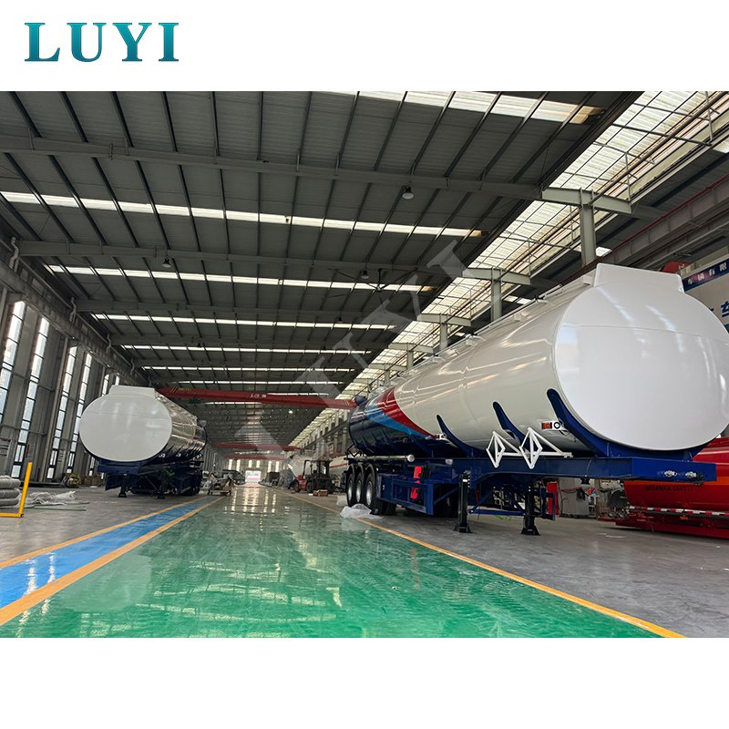 Customizable 60-Ton Fuel Tank Semi-Trailer 3 Axle 45000 Liters Oil Fuel Diesel Tanker Semi Trailer Oil Tank Semi-Trailer Oil Storage Fuel Crude Oil Tank Trailer