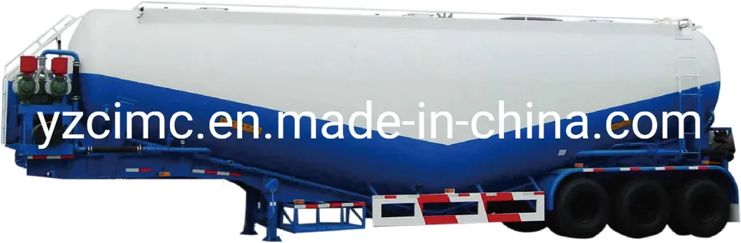 Bulk Cement Powder Tank Semi Trailer View 3