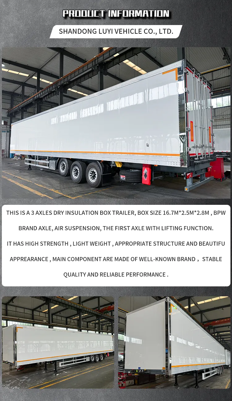 Insulated Box Trailer