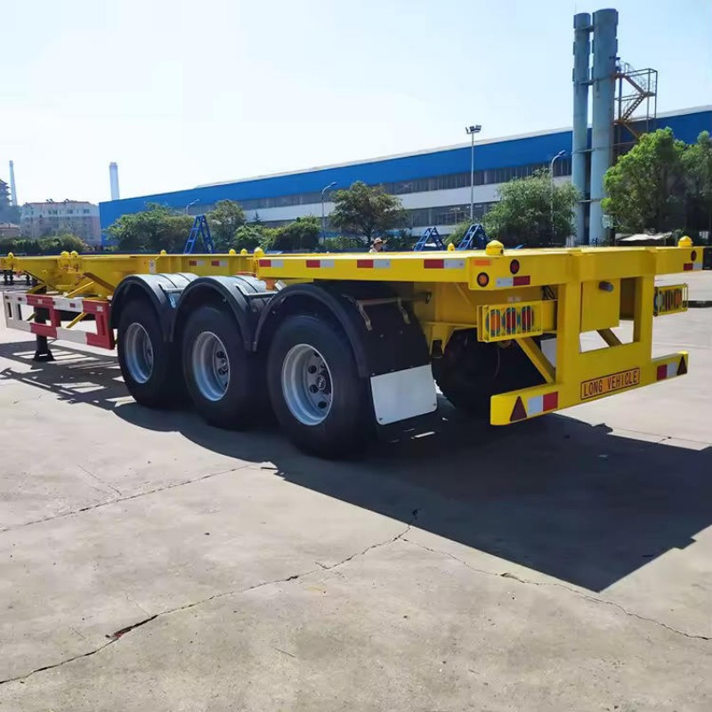 20FT 40tons Skeleton Skeletal Container Semi Trailer 40FT Container Chassis for Sal