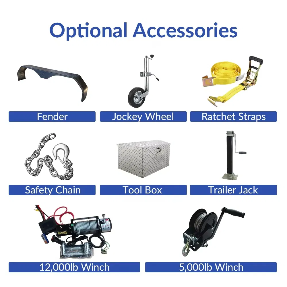 Car Dump Trailer Aluminum Hydraulic Car Hauler Trailer Heavy Duty for Sale