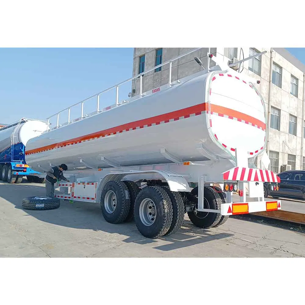 Zw Group 3 Axle 45000 Liters Asphalt Bitumen Transport Fuel Tank Semi Trailer for Sale Botswana