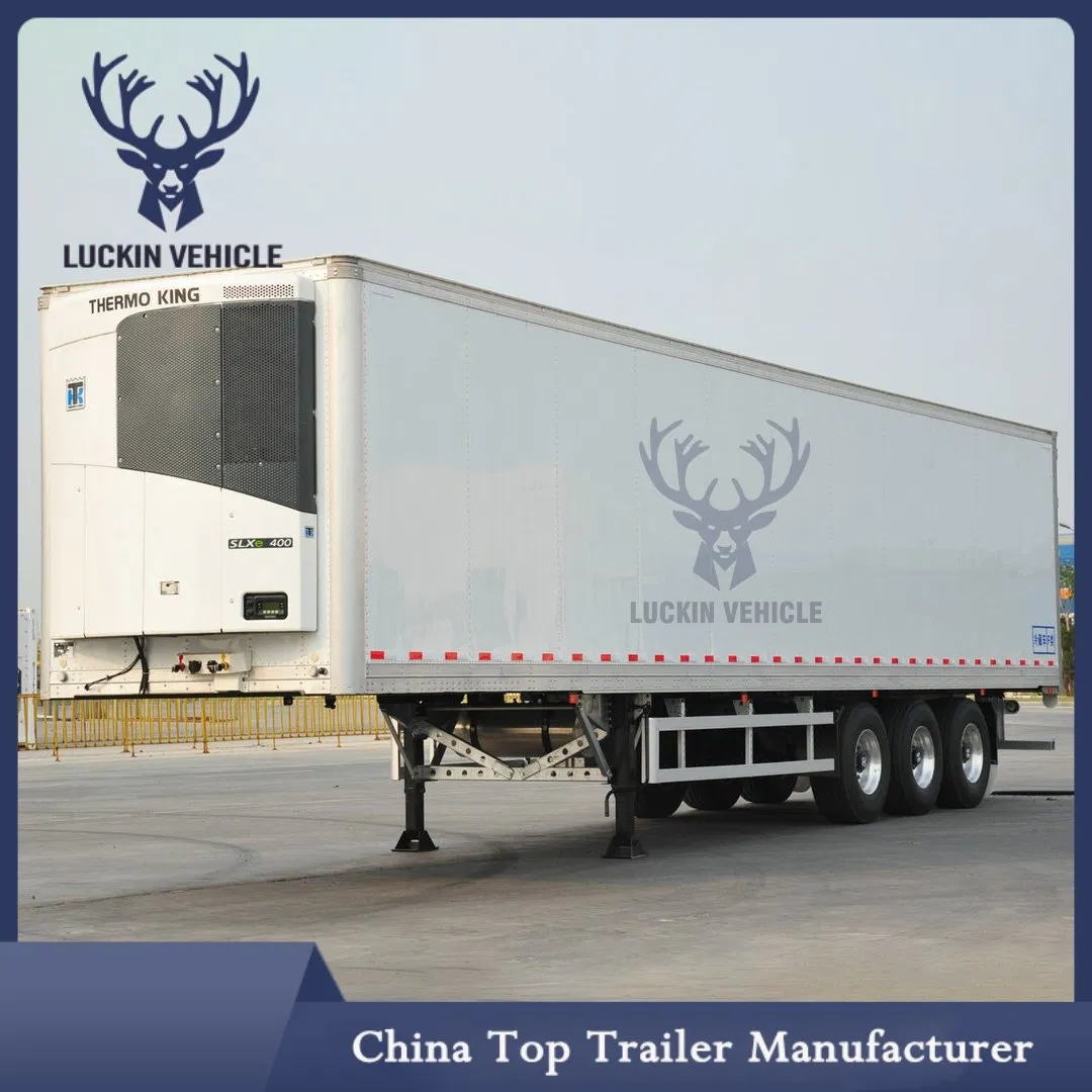 Source Factory Outlet 3 Axle Box Van Refrigerated Semi-Trailer
