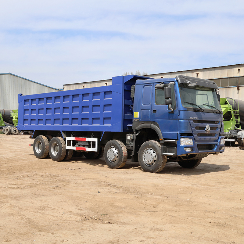 8X4 Tipper Refurbished Sinotruk HOWO Dump Truck 371HP 12 Tires