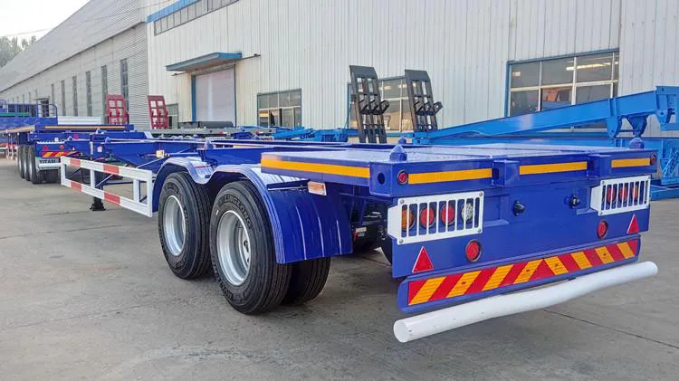 Skeleton Semi Trailer View 3