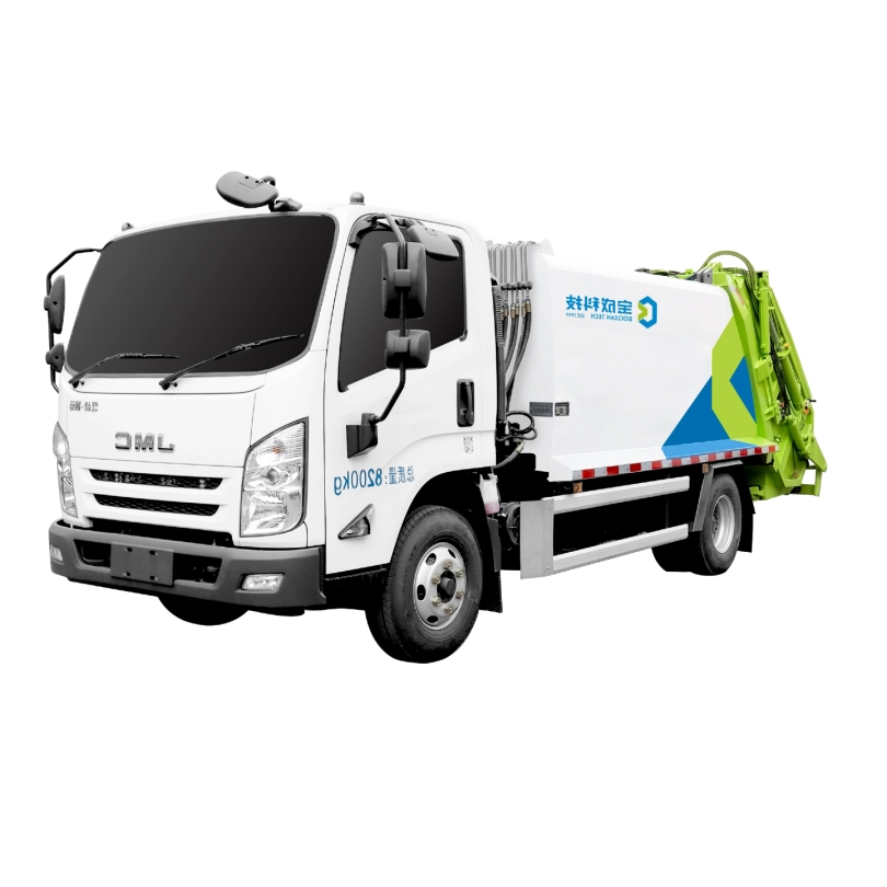 skd 5ton container shacman howo compressed compactor special purpose vehicle kitchen electric used garbage truck