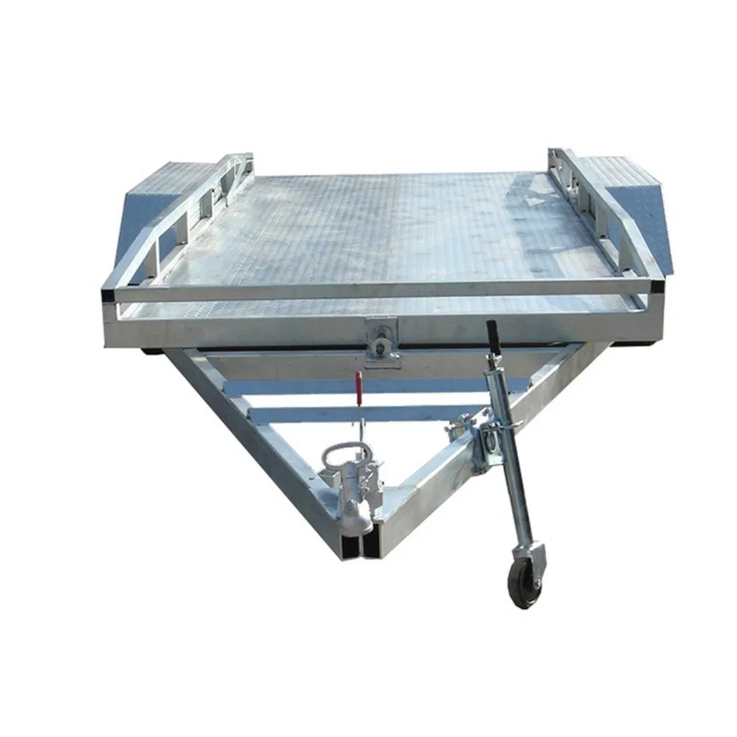 Compact Small Car Hauler Trailer with Sturdy Steel Chassis