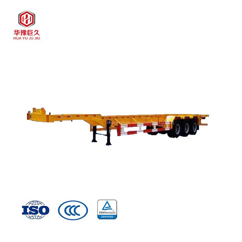 Manufacturer 40FT Skeleton Semi Trailer Chassis Frame in China