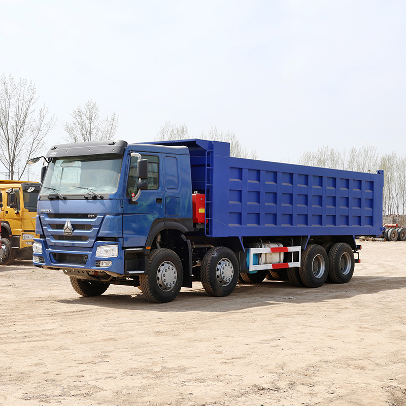 8X4 Tipper Refurbished Sinotruk HOWO Dump Truck 371HP 12 Tires
