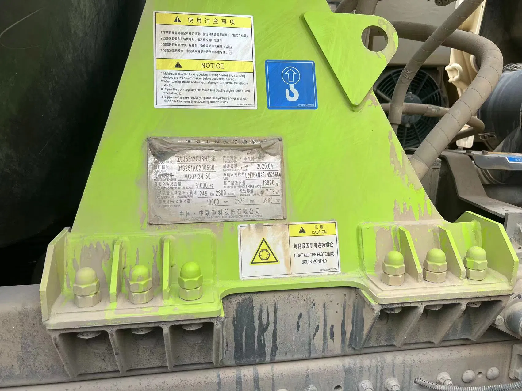 2021 Hoowo Used Concrete Mixer Concrete-Mixer Truck