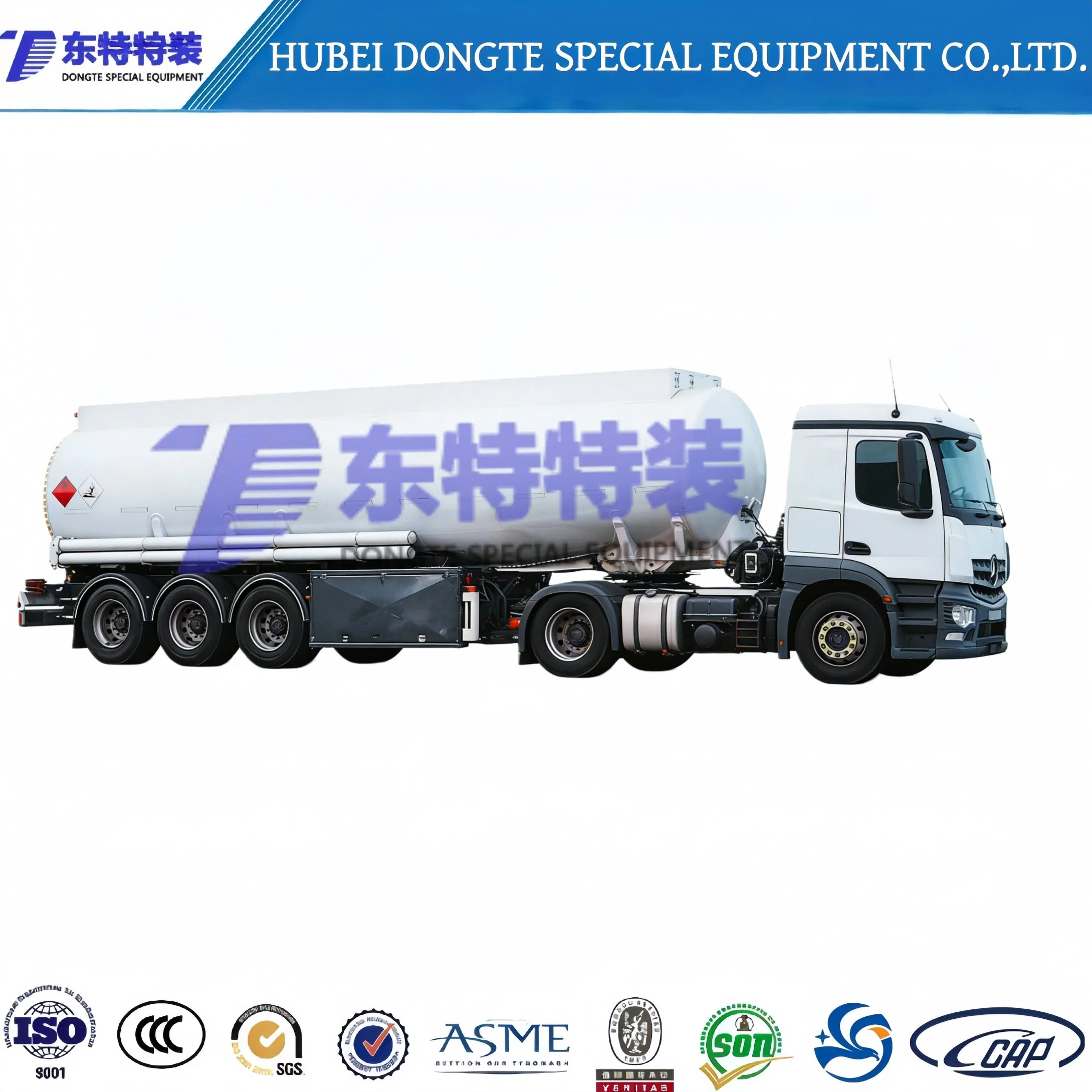 10-15tons Sinotruk/HOWO Multi-Purpose Rhd/LHD LPG Gas Bobtail Tank Truck with Double-Gun Dispenser