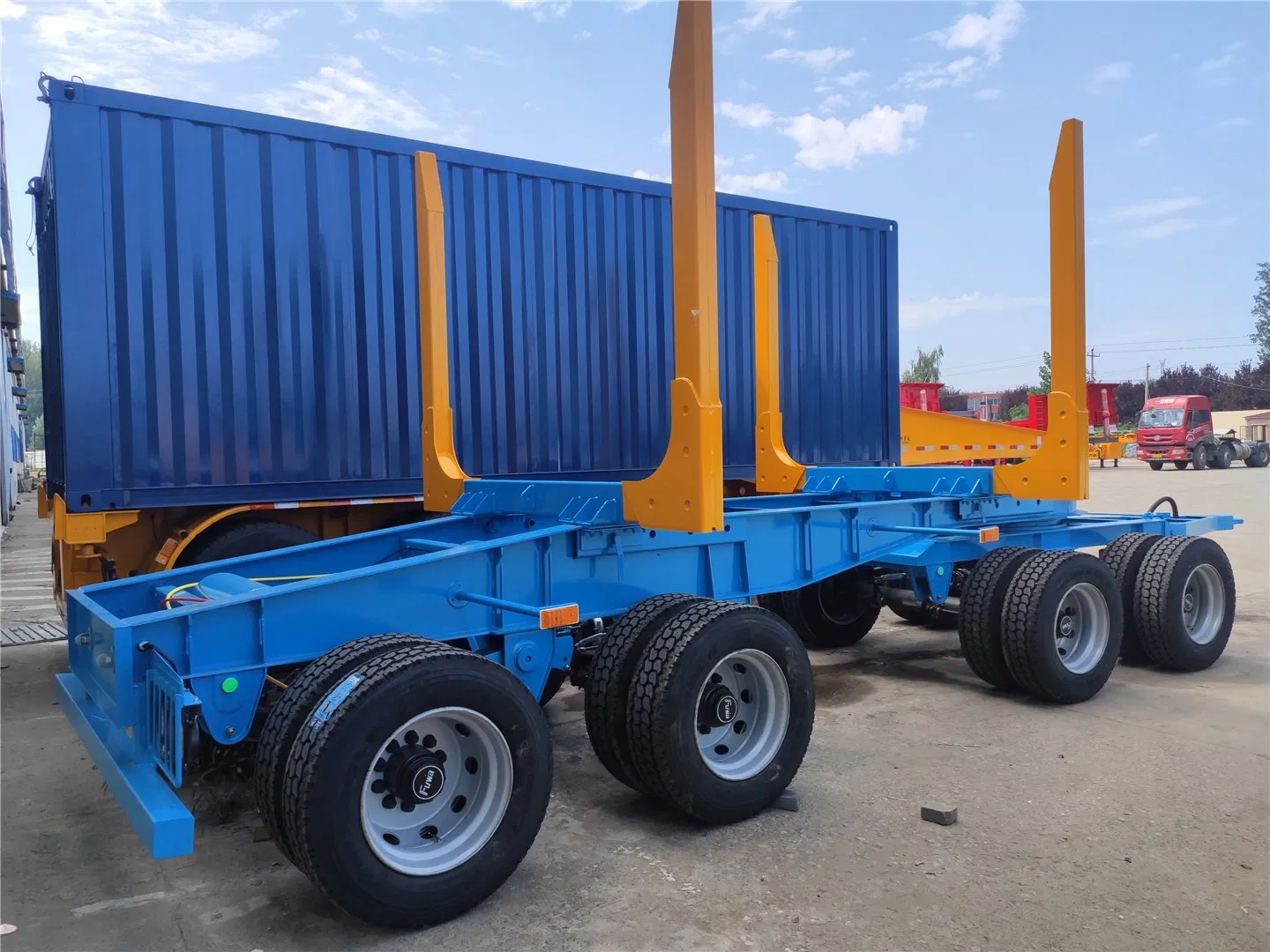 High Quality Logging Semi Trailer for Transporting Log / Wood/ Timber