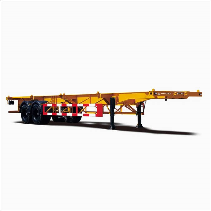 Advanced Engineering 4 Axle Chassis Semi Trailer with 53FT Length and Double Drop Frame Design
