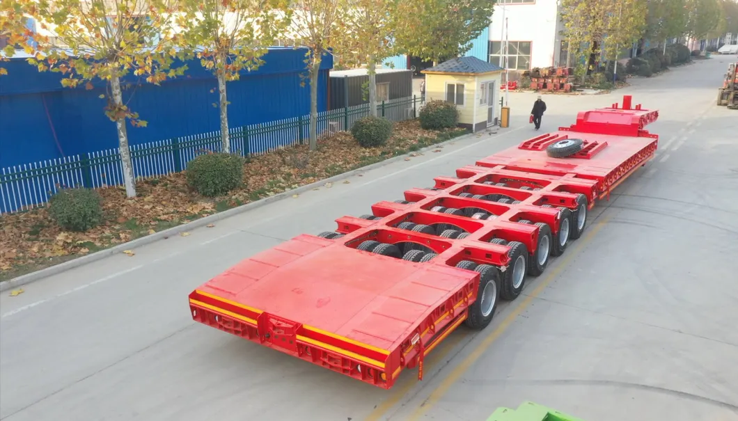 Heavy Duty Low Flat Bed Trailer