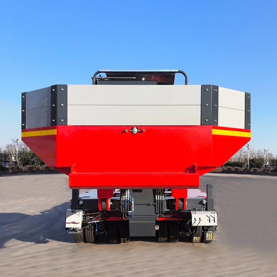 300-500 Tons Rgn Detachable Gooseneck Ship Transformer Hydraulic Suspension Spt Spmt Ship Modular Heavy Cargo Flatbed Truck Trailer
