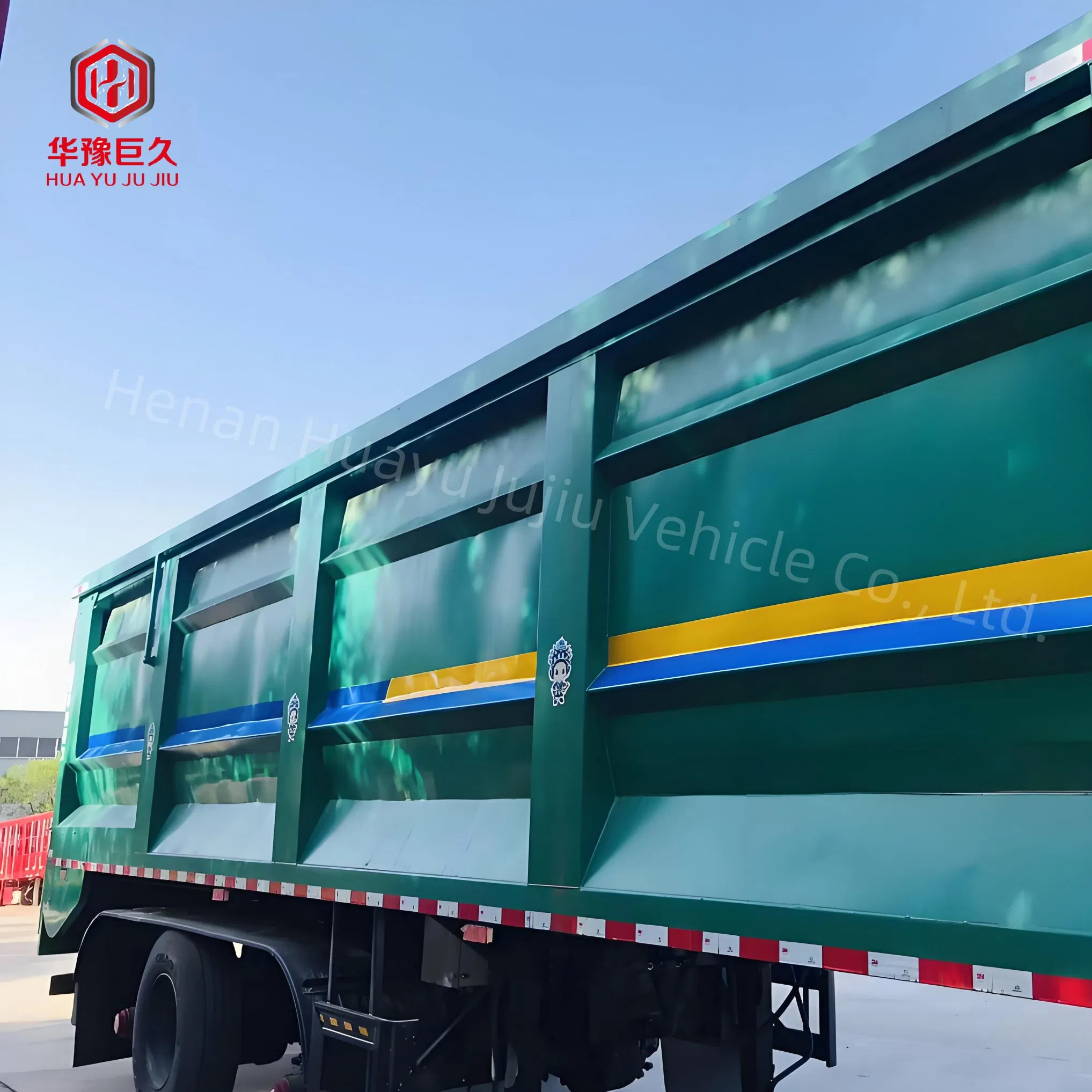 Machinery Crawler Dump Semi Trailer Bulk Grain Bean Cargo Trailer