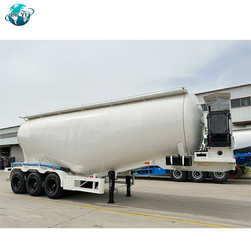 Best Selling V Type Cement Tank Transport Trailer 35 Cbm 3 Axles Bulk Cement Tank Semi Trailer