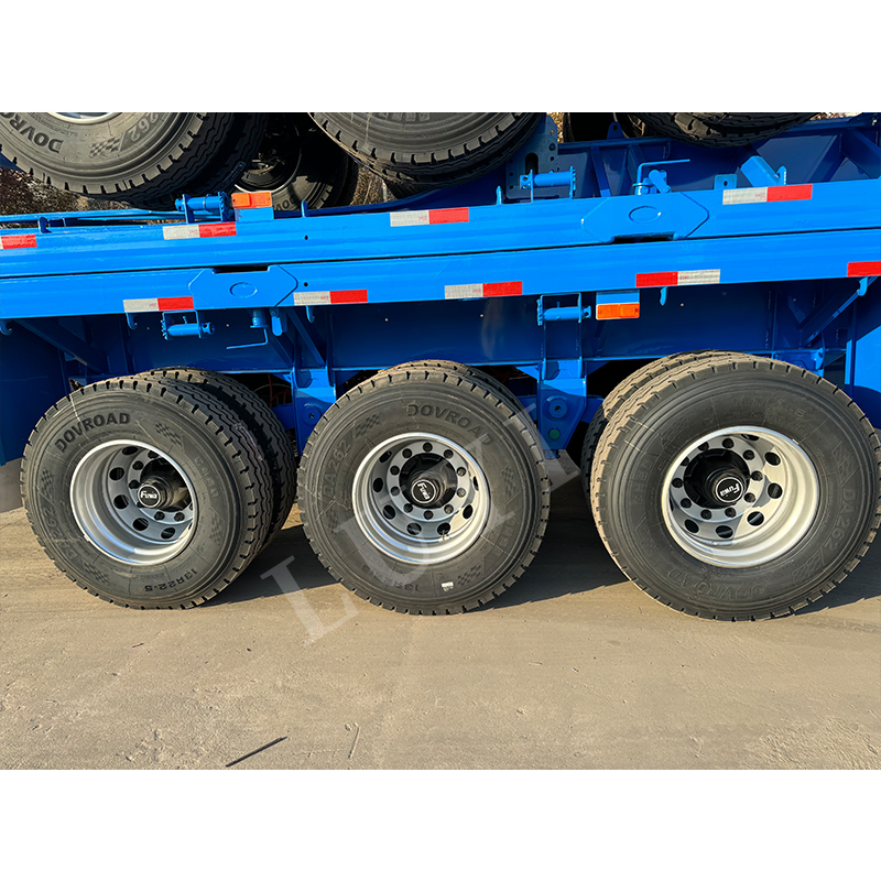 40FT Flatbed and Container Carrier Semi Trailer Platform Semi Trailer Shipping Container Trailer