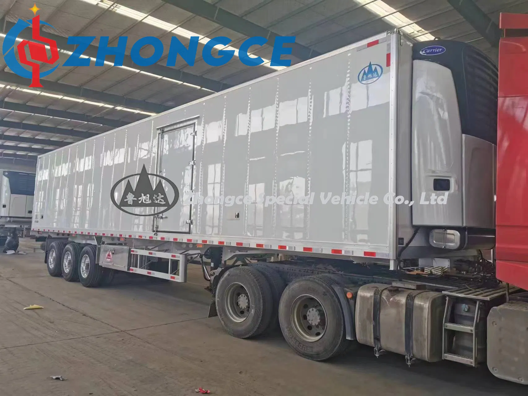 New 3 Axles Refrigerated Van Truck Trailer Reefer Van Semi Trailer
