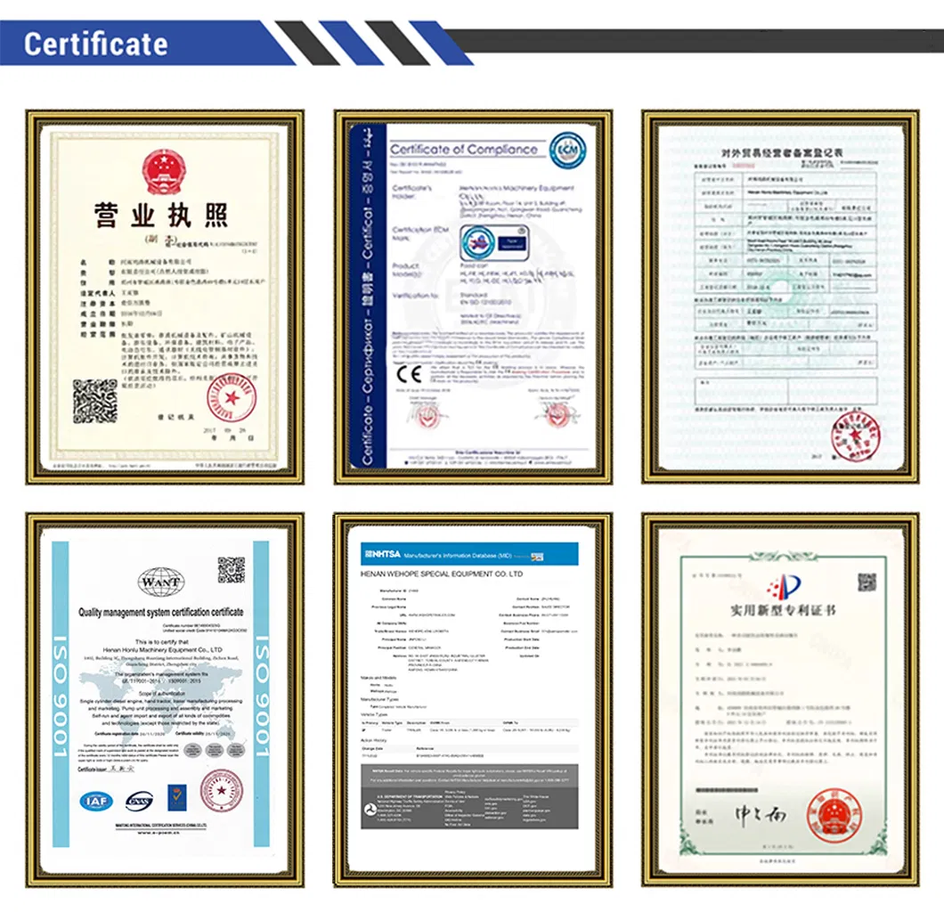 Certifications