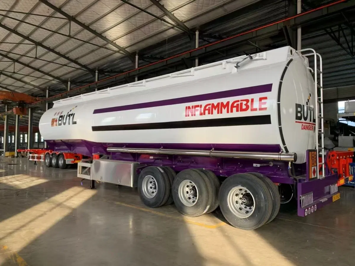45m3 Tanker Trailer For Sale Transport Oil Diesel Petro Fuel Tank Trailer