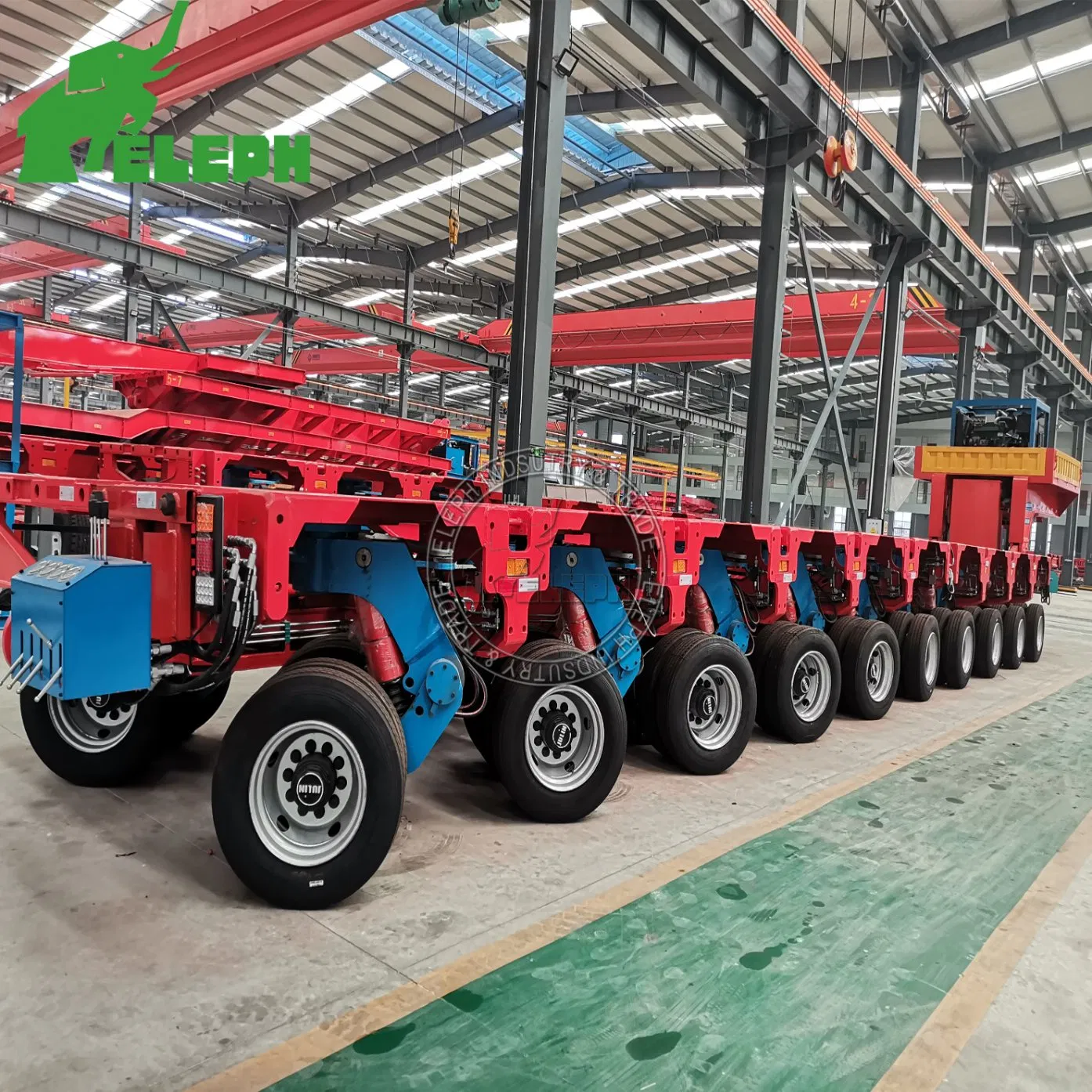 200-300tons Heavy Duty Lowbed Multi Axle Hydraulic Modular Trailer for Sale