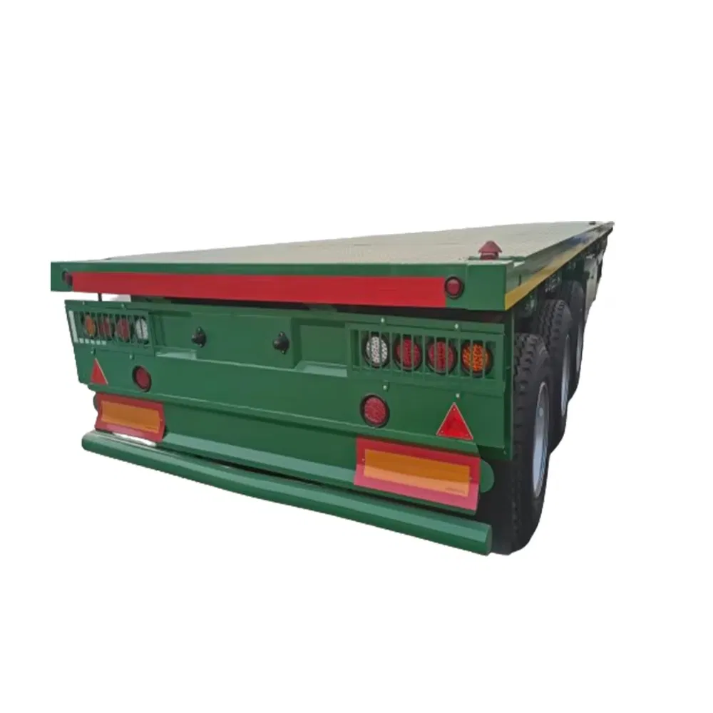 Heavy-Duty Extendable Flatbed Cargo Trailer for Semi Trucks