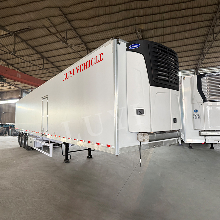 Factory Direct Sale 90m3 Cubic Meters 45 Foot Refrigerated Meat Freezer Cooling Refrigerator Frigorific Containervan Semi Trailer Truck Vehicle